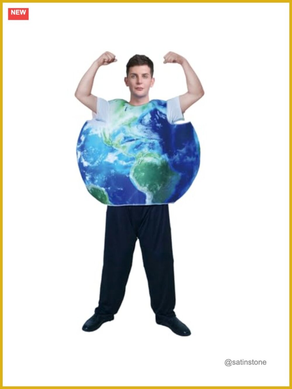 Adult Earth Planet Costume Tunic Halloween Cosplay Couples One Size